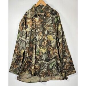 Vintage Oversize Outfitters Advantage‎ Timber Camo Shirt Jacket Mens 4X USA Made